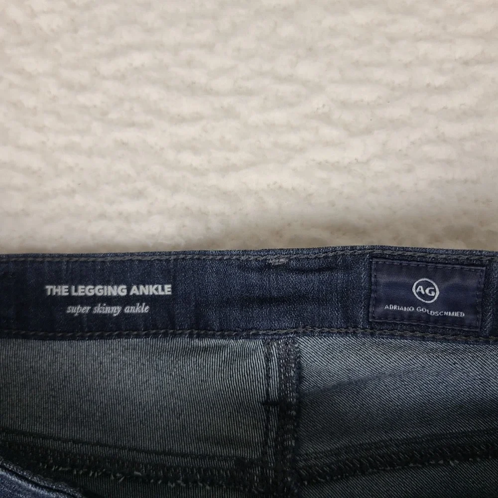 AG Adriano Goldschmied Jeans Womens 25 The Legging Super Skinny Ankle Dark Wash‎